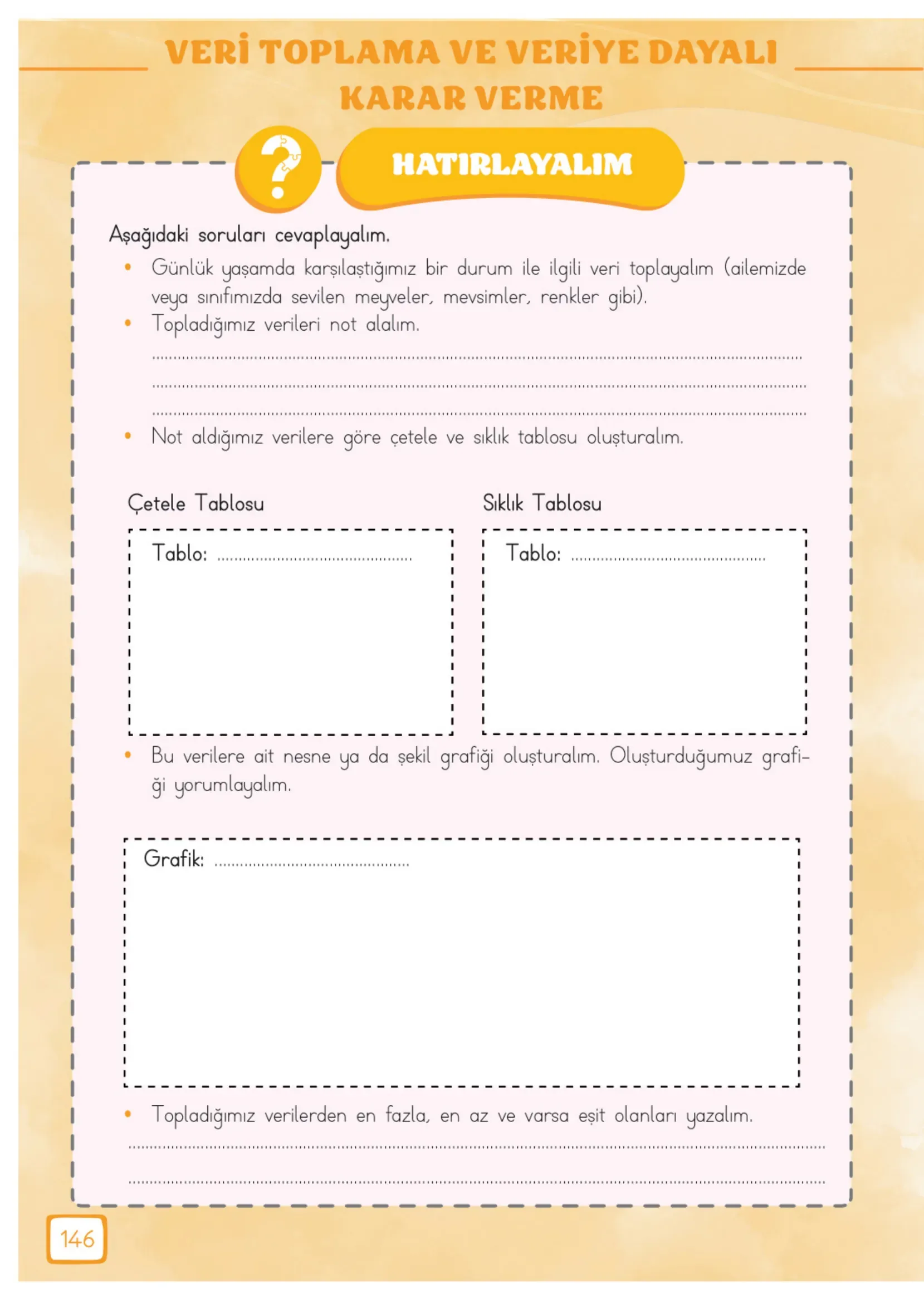 3. Sınıf Matematik Ders Kitabı Cevapları Meb Yayınları 2. Kitap Sayfa 146