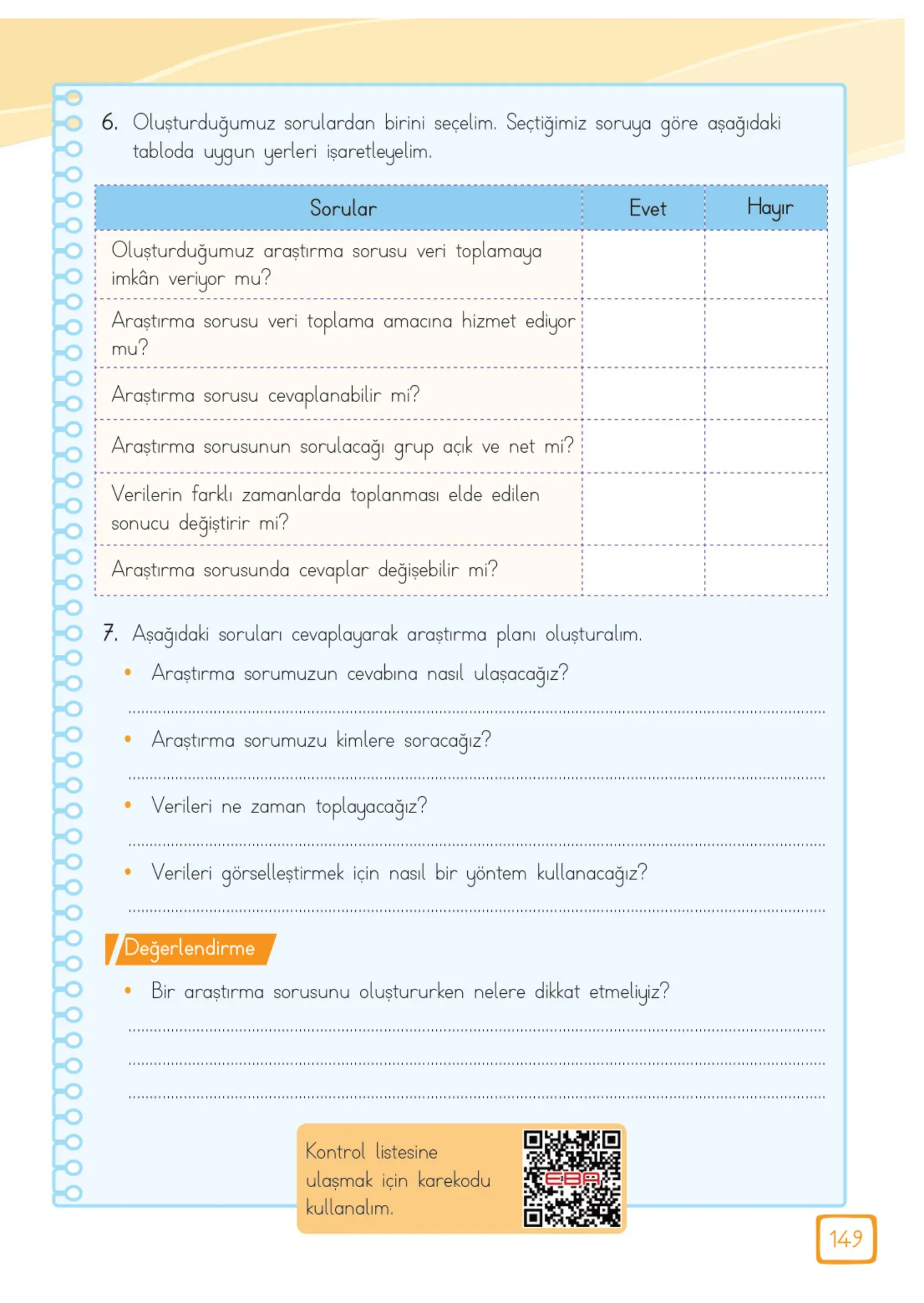 3. Sınıf Matematik Ders Kitabı Cevapları Meb Yayınları 2. Kitap Sayfa 149