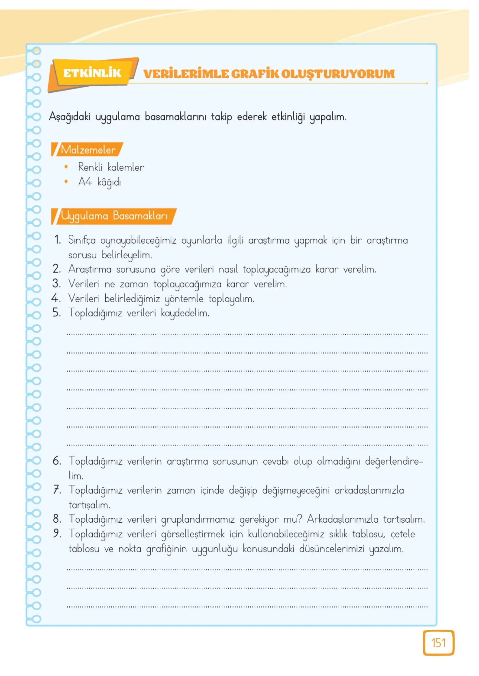 3. Sınıf Matematik Ders Kitabı Cevapları Meb Yayınları 2. Kitap Sayfa 151