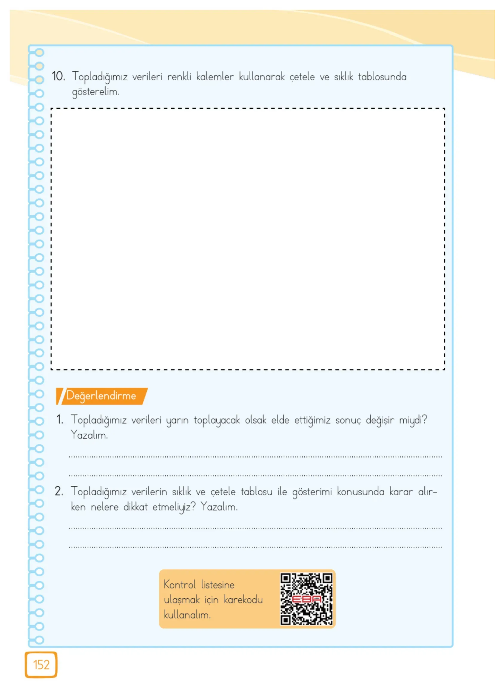 3. Sınıf Matematik Ders Kitabı Cevapları Meb Yayınları 2. Kitap Sayfa 152