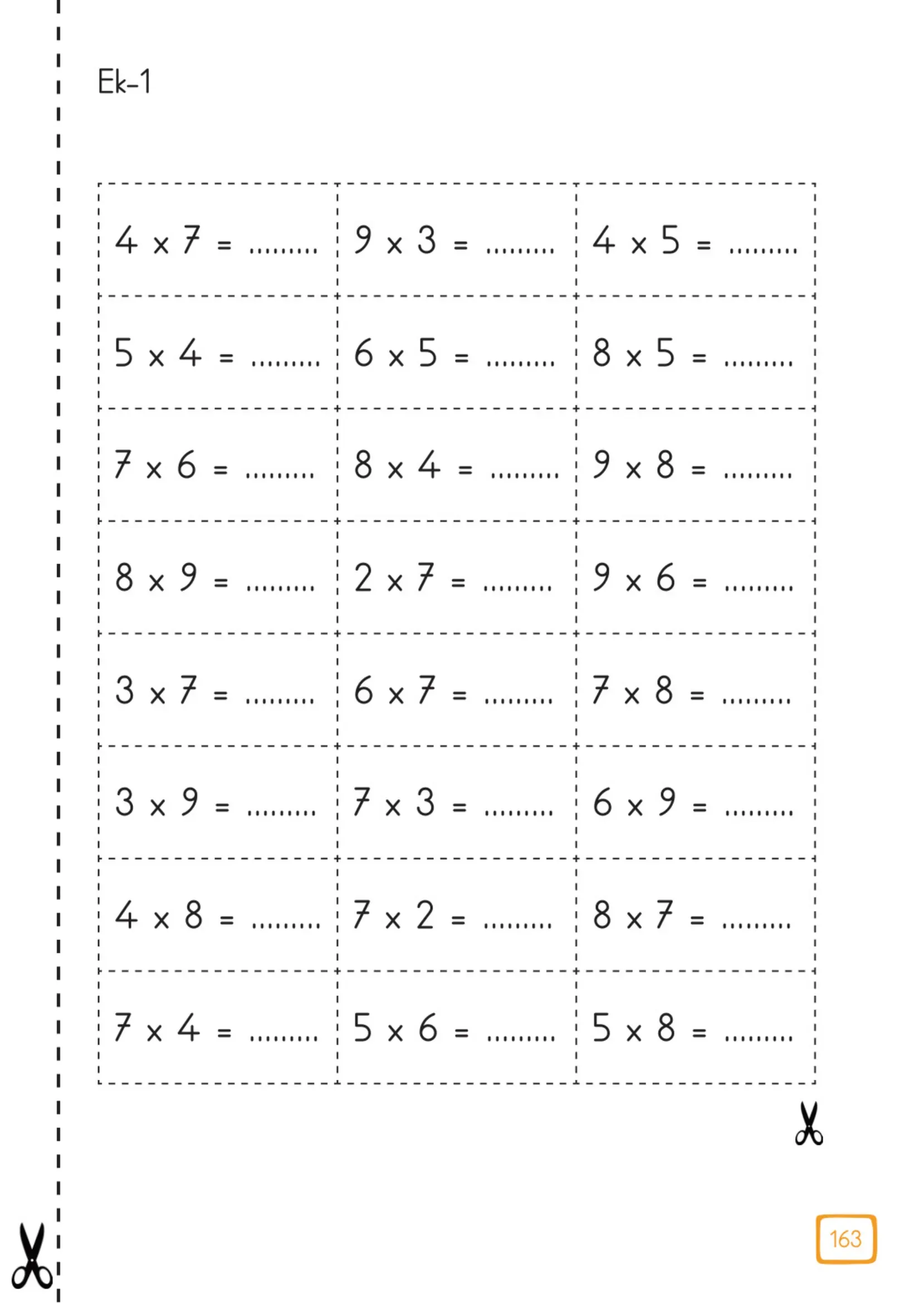 3. Sınıf Matematik Ders Kitabı Cevapları Meb Yayınları 2. Kitap Sayfa 163