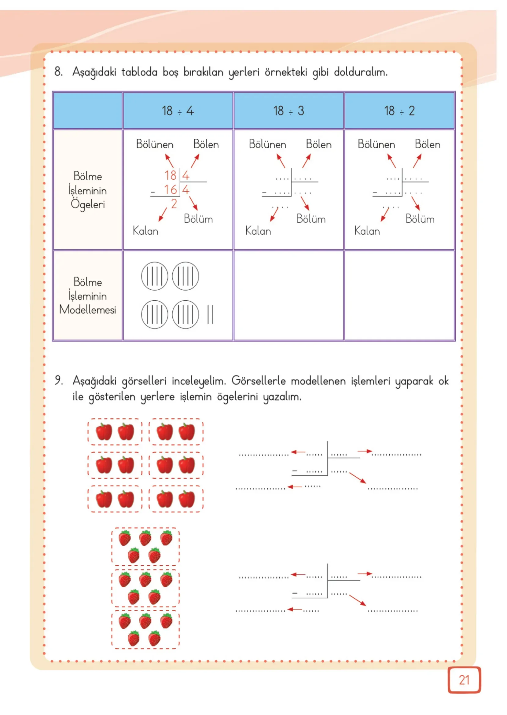 3. Sınıf Matematik Ders Kitabı Cevapları Meb Yayınları 2. Kitap Sayfa 21
