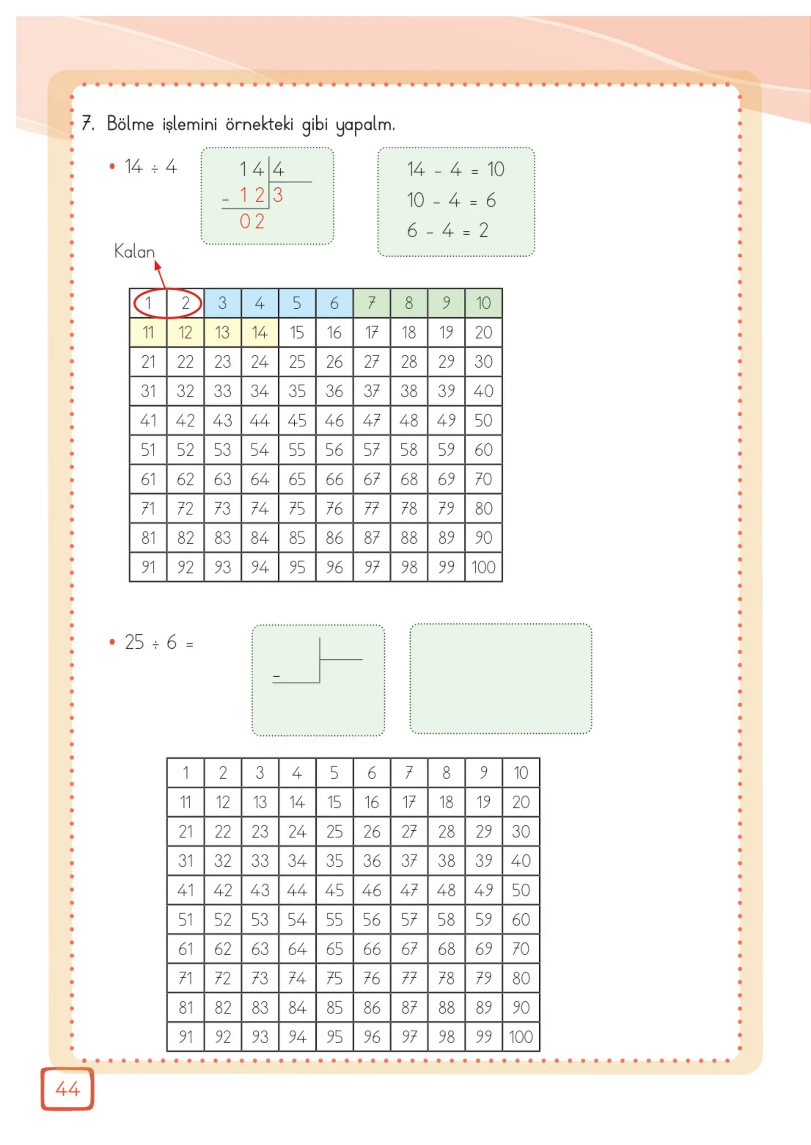 3. Sınıf Matematik Ders Kitabı Cevapları Meb Yayınları 2. Kitap Sayfa 44