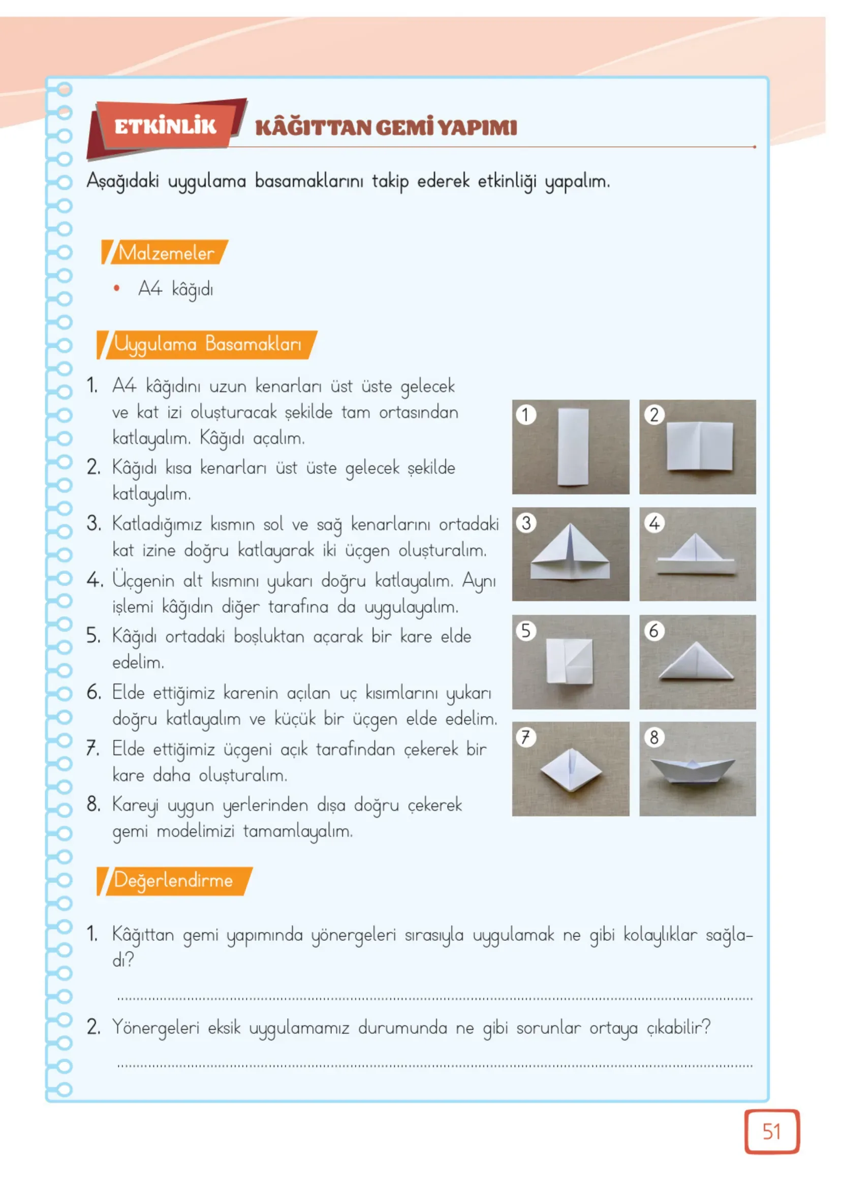 3. Sınıf Matematik Ders Kitabı Cevapları Meb Yayınları 2. Kitap Sayfa 51