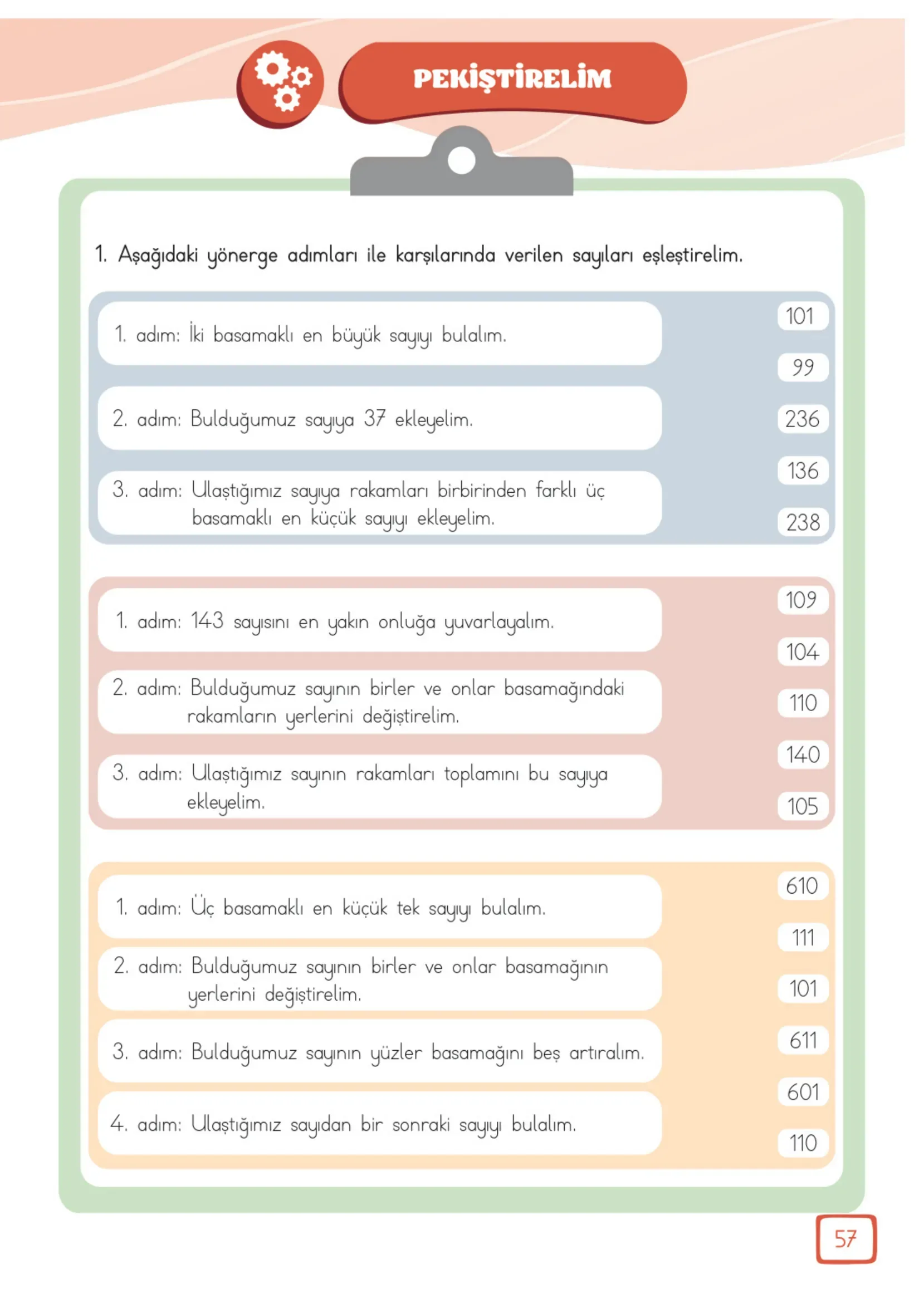 3. Sınıf Matematik Ders Kitabı Cevapları Meb Yayınları 2. Kitap Sayfa 57