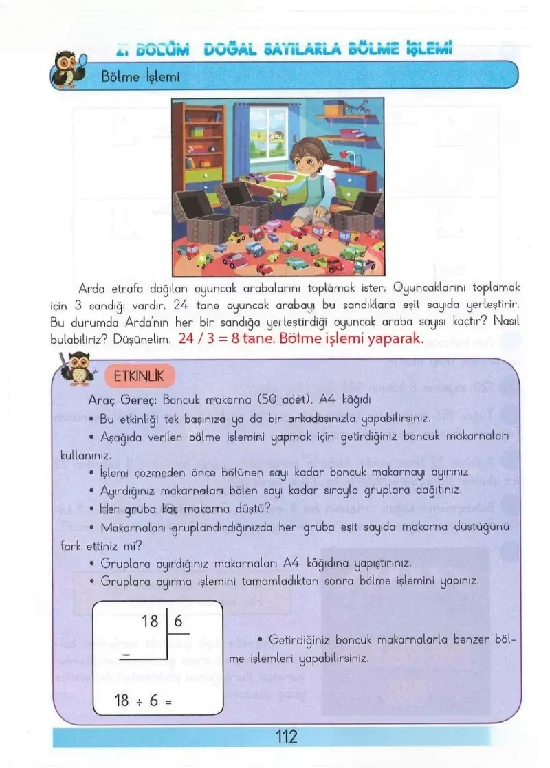 3. Sınıf Matematik Ders Kitabı Cevapları Meb Yayınları Sayfa 112 Çözüm Görseli
