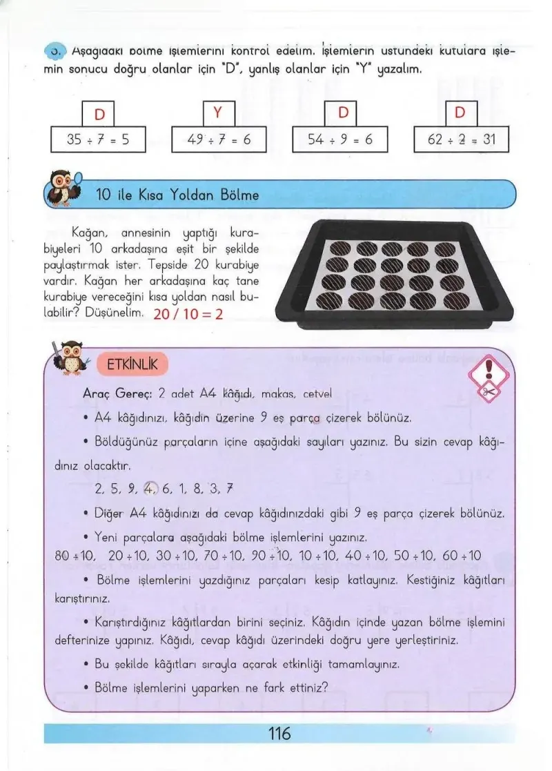 3. Sınıf Matematik Ders Kitabı Cevapları Meb Yayınları Sayfa 116 Çözüm Görseli