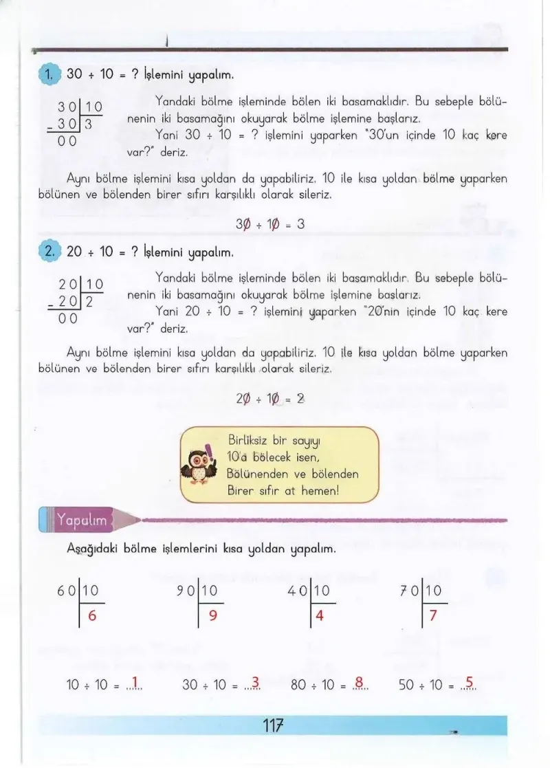 3. Sınıf Matematik Ders Kitabı Cevapları Meb Yayınları Sayfa 117 Çözüm Görseli