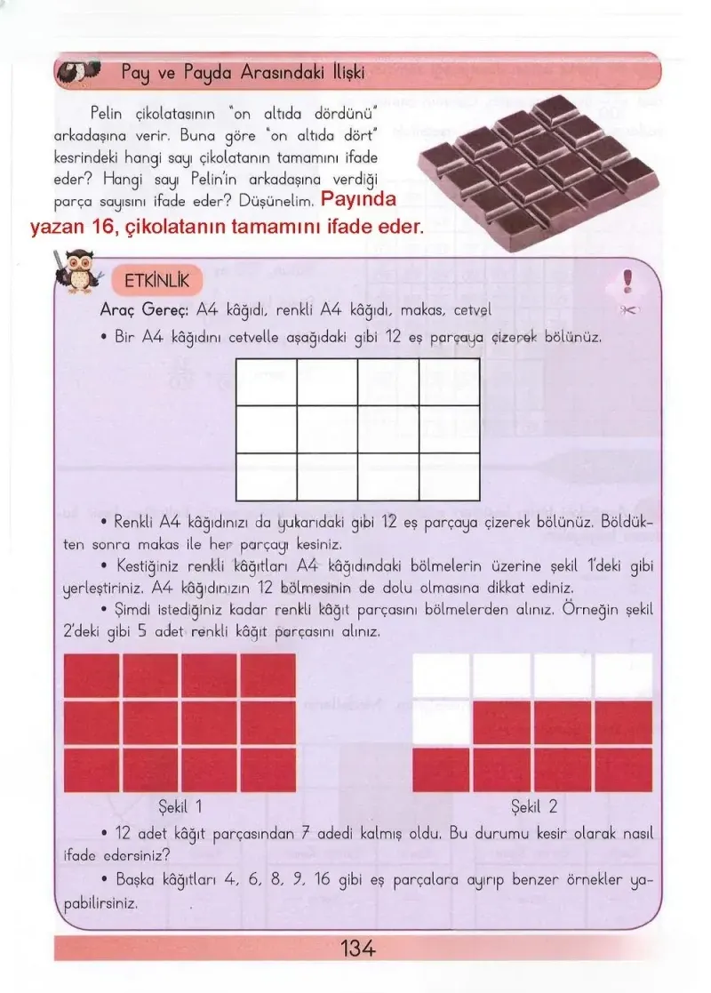 3. Sınıf Matematik Ders Kitabı Cevapları Meb Yayınları Sayfa 134 Çözüm Görseli