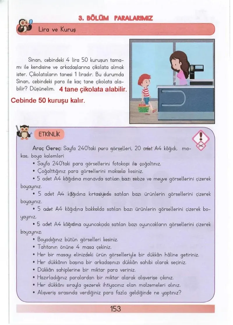 3. Sınıf Matematik Ders Kitabı Cevapları Meb Yayınları Sayfa 153 Çözüm Görseli