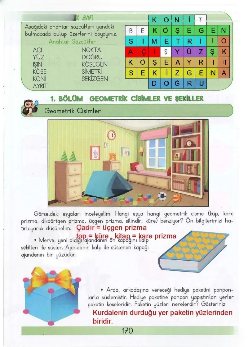 3. Sınıf Matematik Ders Kitabı Cevapları Meb Yayınları Sayfa 170 Çözüm Görseli