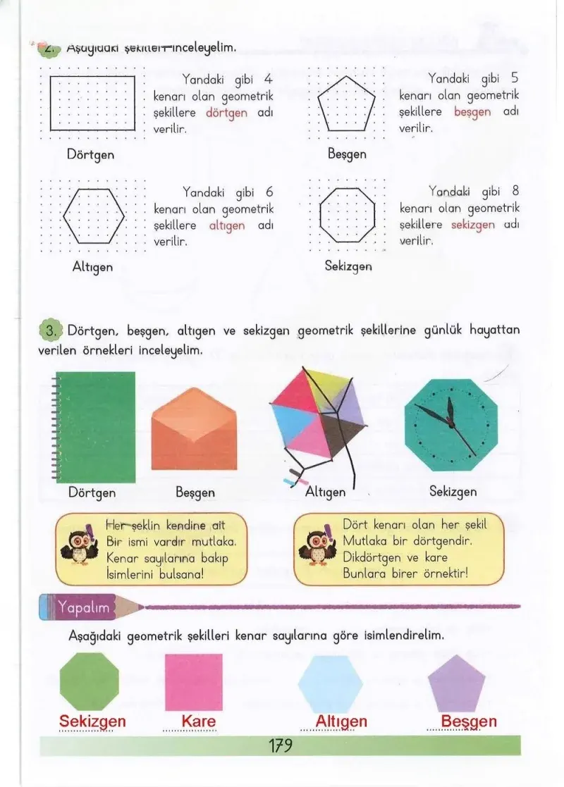 3. Sınıf Matematik Ders Kitabı Cevapları Meb Yayınları Sayfa 179 Çözüm Görseli