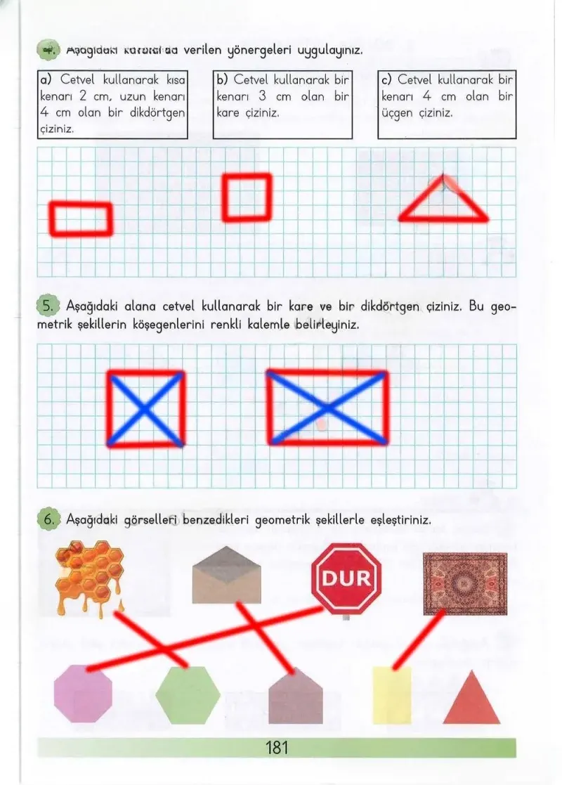 3. Sınıf Matematik Ders Kitabı Cevapları Meb Yayınları Sayfa 181 Çözüm Görseli