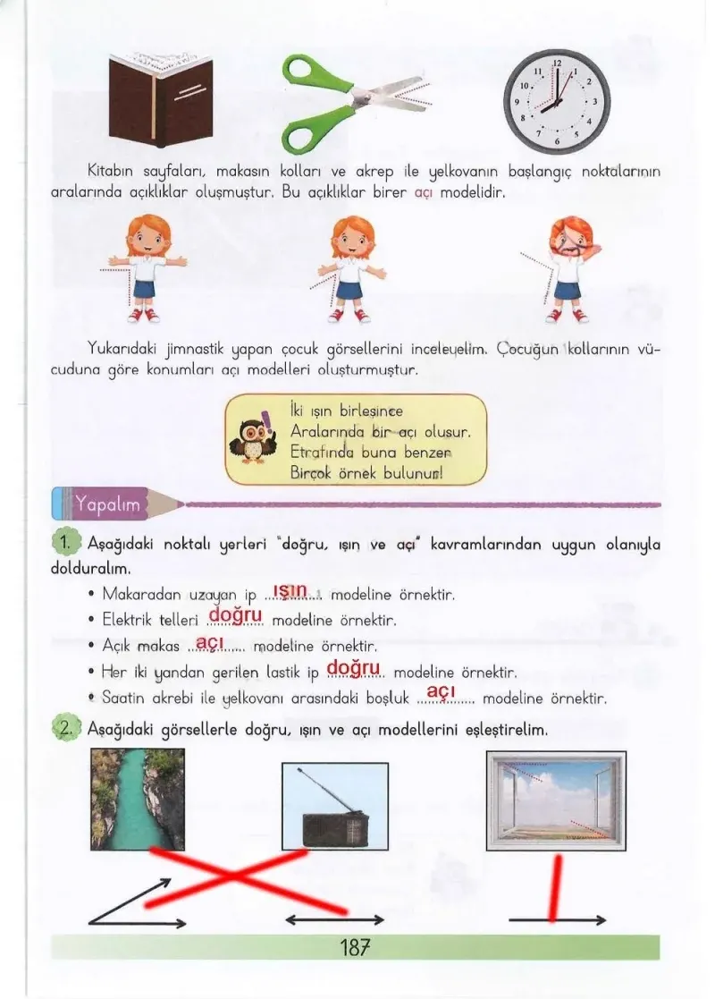 3. Sınıf Matematik Ders Kitabı Cevapları Meb Yayınları Sayfa 187 Çözüm Görseli