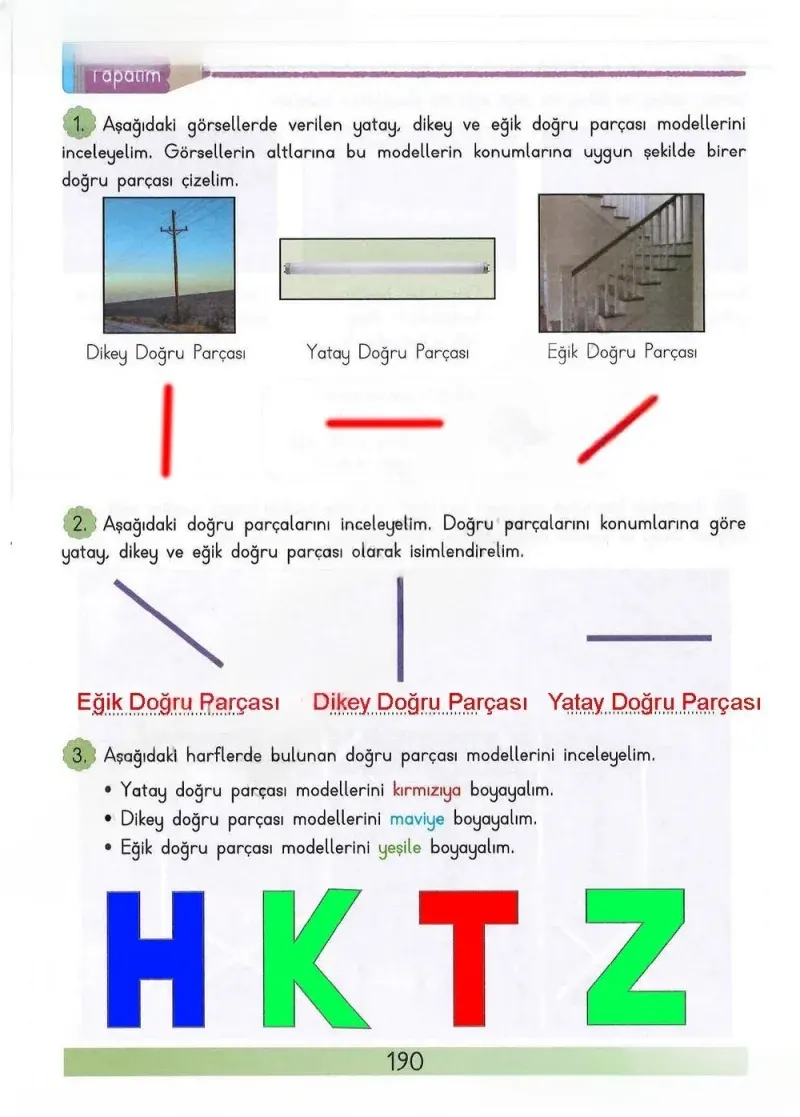 3. Sınıf Matematik Ders Kitabı Cevapları Meb Yayınları Sayfa 190 Çözüm Görseli