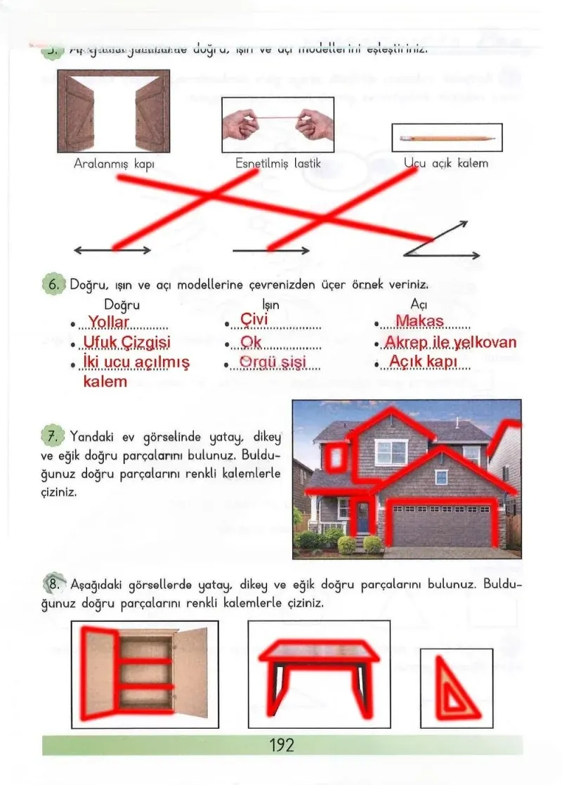 3. Sınıf Matematik Ders Kitabı Cevapları Meb Yayınları Sayfa 192 Çözüm Görseli