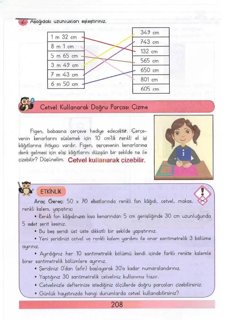 3. Sınıf Matematik Ders Kitabı Cevapları Meb Yayınları Sayfa 208 Çözüm Görseli
