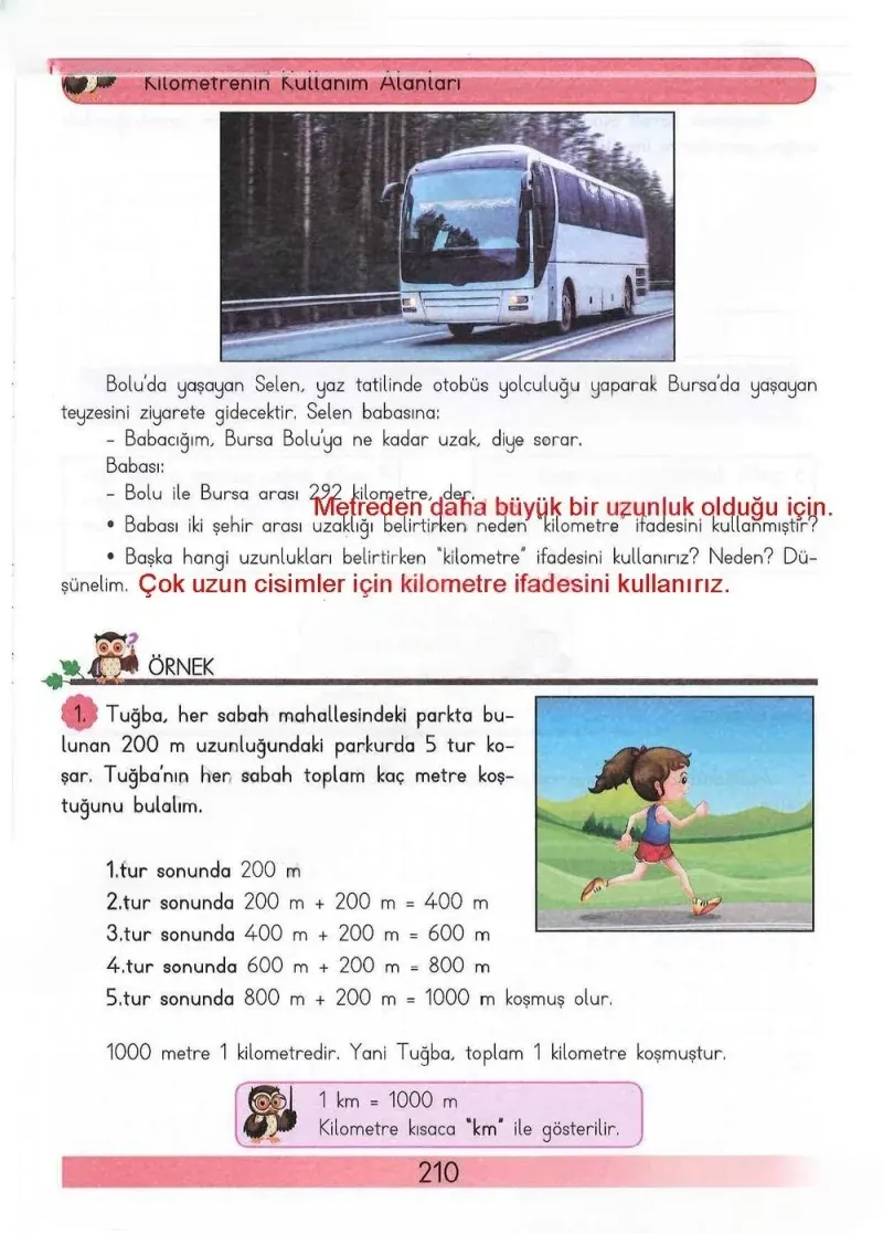 3. Sınıf Matematik Ders Kitabı Cevapları Meb Yayınları Sayfa 210 Çözüm Görseli