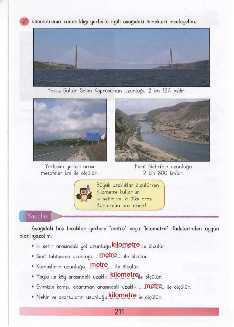 3. Sınıf Matematik Ders Kitabı Cevapları Meb Yayınları Sayfa 211 Çözüm Görseli