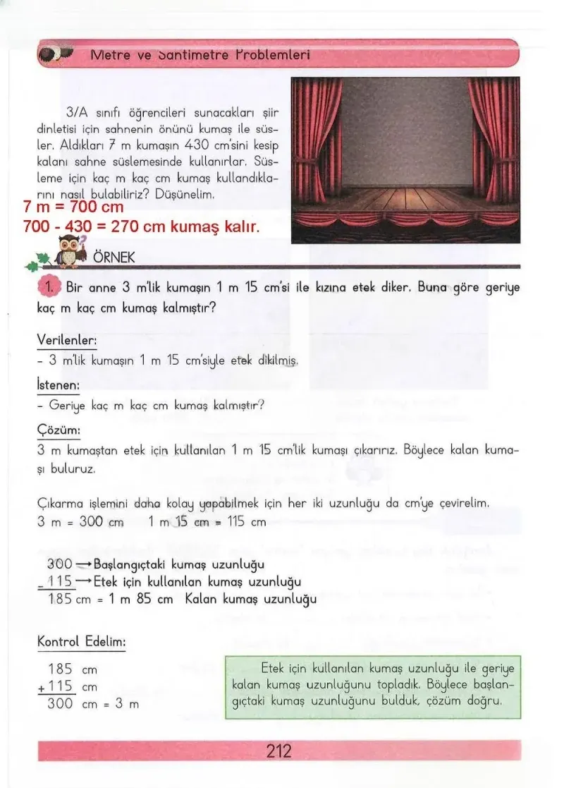 3. Sınıf Matematik Ders Kitabı Cevapları Meb Yayınları Sayfa 212 Çözüm Görseli