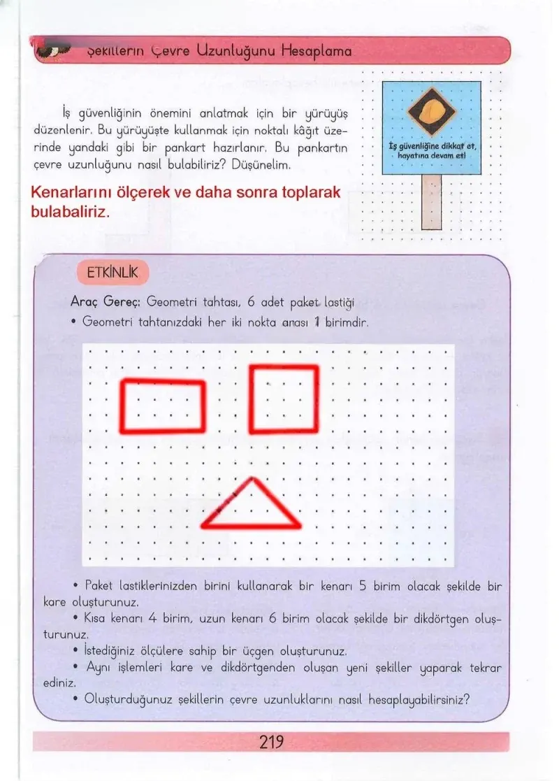 3. Sınıf Matematik Ders Kitabı Cevapları Meb Yayınları Sayfa 219 Çözüm Görseli