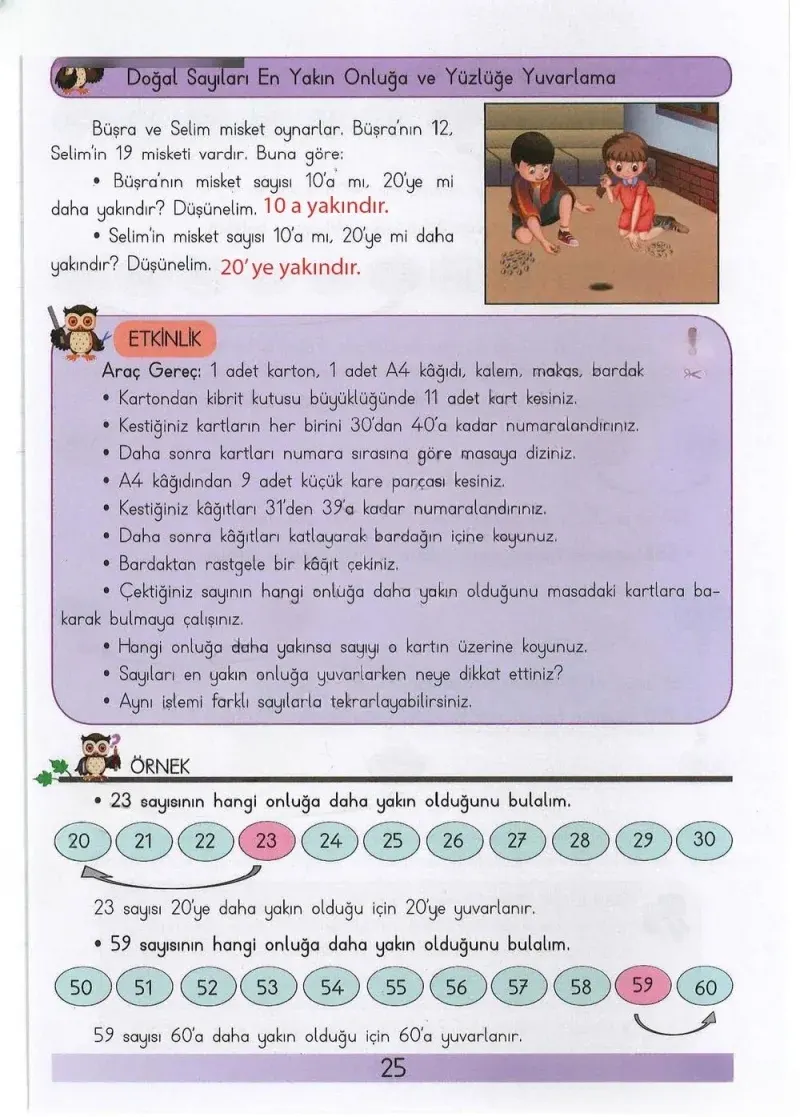3. Sınıf Matematik Ders Kitabı Cevapları Meb Yayınları Sayfa 25 Çözüm Görseli