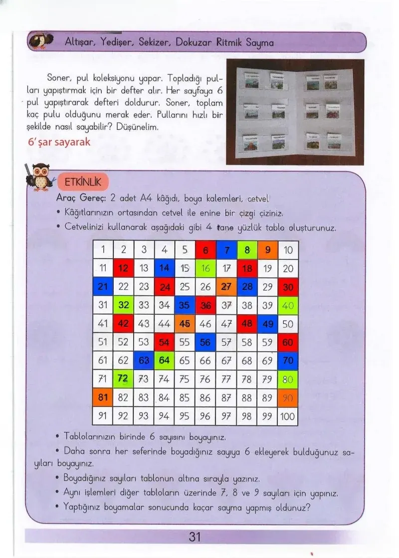 3. Sınıf Matematik Ders Kitabı Cevapları Meb Yayınları Sayfa 31 Çözüm Görseli
