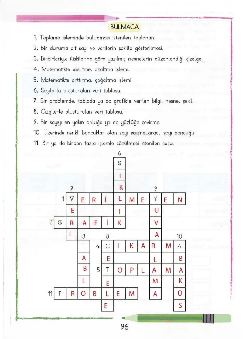 3. Sınıf Matematik Ders Kitabı Cevapları Meb Yayınları Sayfa 96 Çözüm Görseli