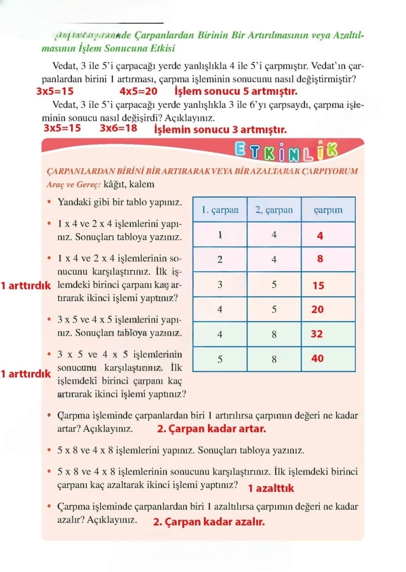 3. Sınıf Matematik Ders Kitabı Cevapları Tuna Matbacılık Yayınları Sayfa 107 Çözüm Görseli