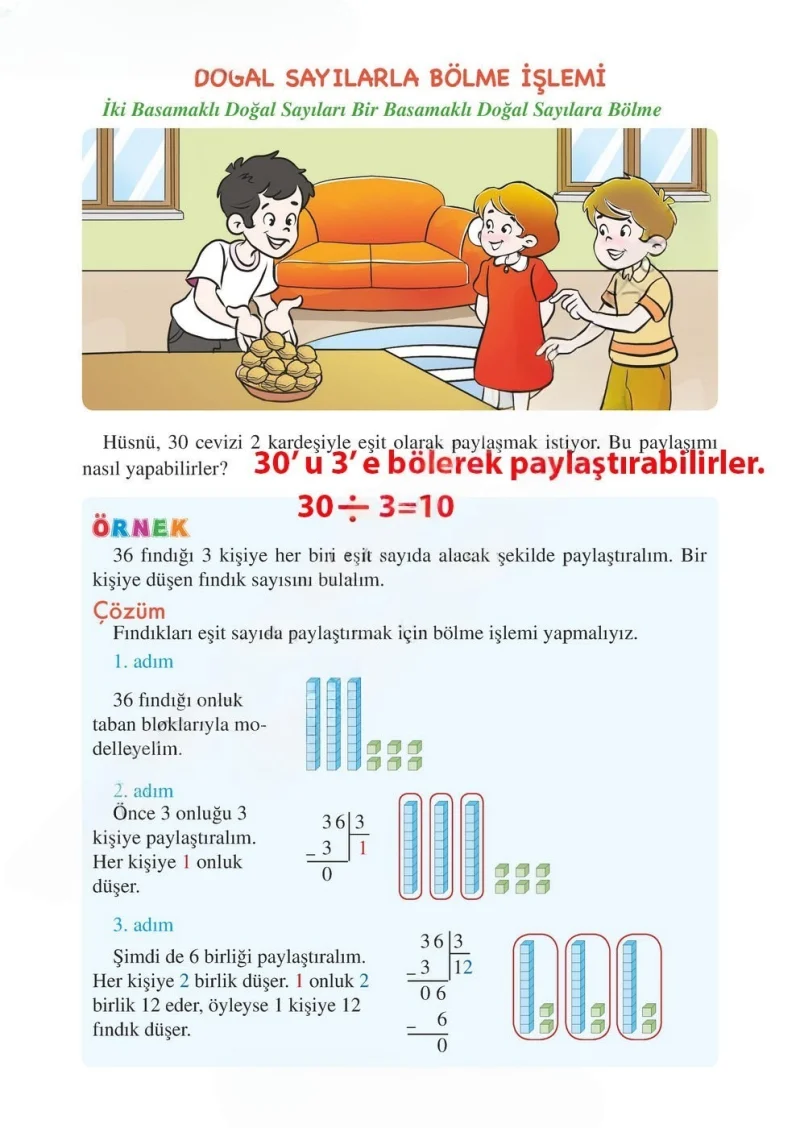 3. Sınıf Matematik Ders Kitabı Cevapları Tuna Matbacılık Yayınları Sayfa 114 Çözüm Görseli