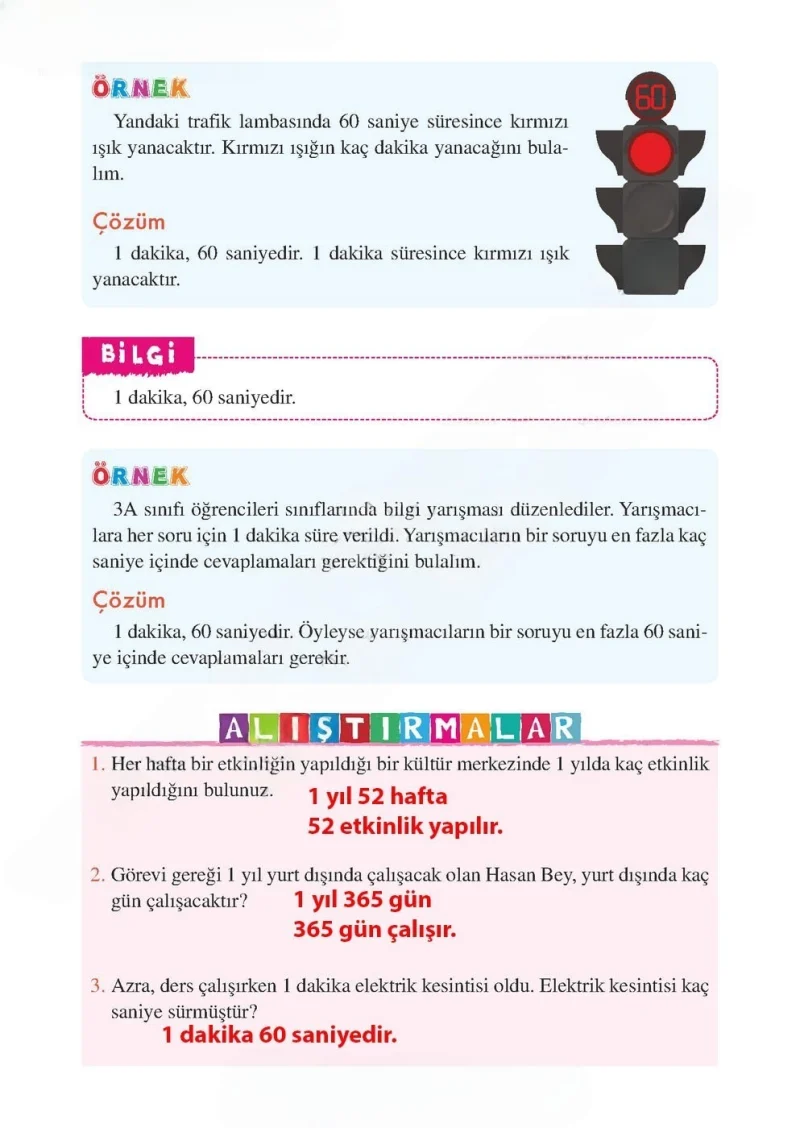 3. Sınıf Matematik Ders Kitabı Cevapları Tuna Matbacılık Yayınları Sayfa 154 Çözüm Görseli