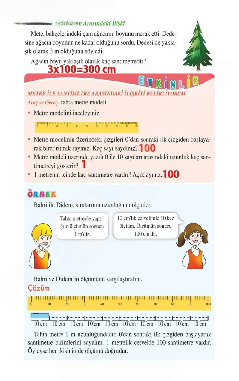 3. Sınıf Matematik Ders Kitabı Cevapları Tuna Matbacılık Yayınları Sayfa 223 Çözüm Görseli