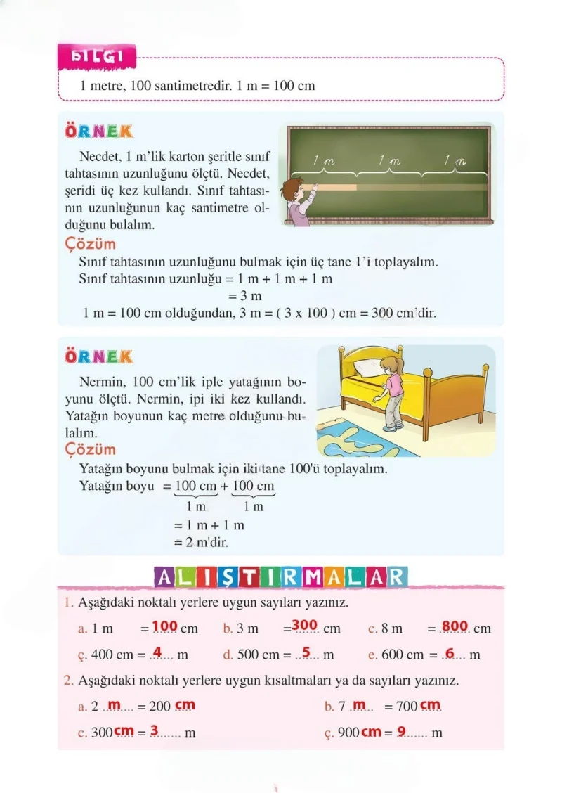 3. Sınıf Matematik Ders Kitabı Cevapları Tuna Matbacılık Yayınları Sayfa 224 Çözüm Görseli