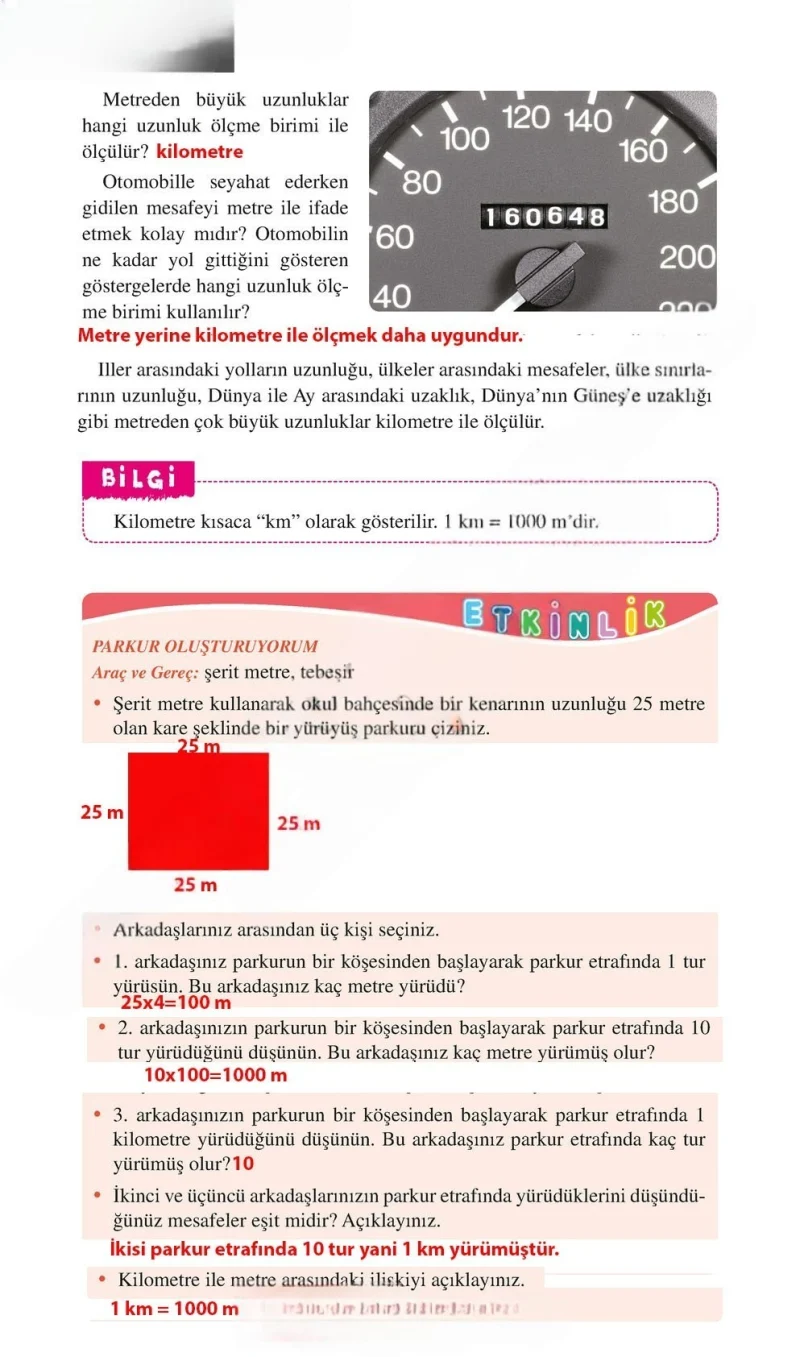 3. Sınıf Matematik Ders Kitabı Cevapları Tuna Matbacılık Yayınları Sayfa 227 Çözüm Görseli