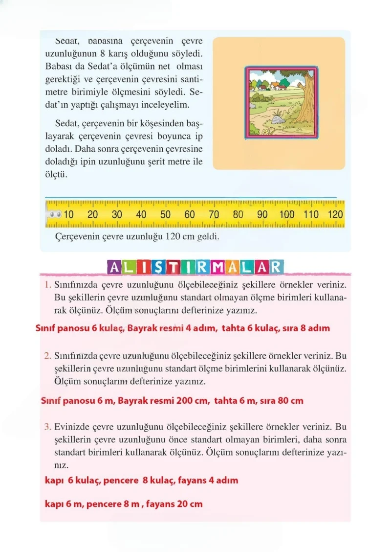 3. Sınıf Matematik Ders Kitabı Cevapları Tuna Matbacılık Yayınları Sayfa 238 Çözüm Görseli