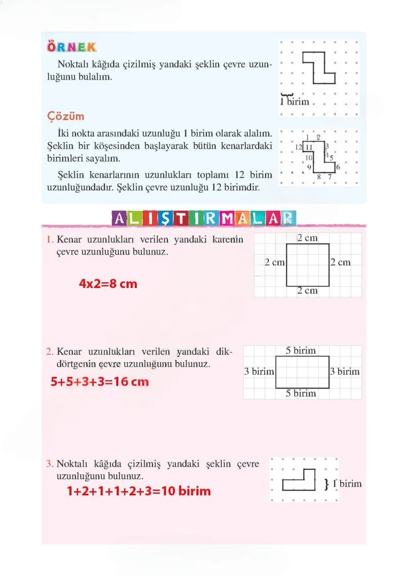 3. Sınıf Matematik Ders Kitabı Cevapları Tuna Matbacılık Yayınları Sayfa 241 Çözüm Görseli