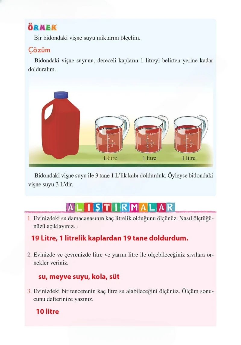 3. Sınıf Matematik Ders Kitabı Cevapları Tuna Matbacılık Yayınları Sayfa 253 Çözüm Görseli