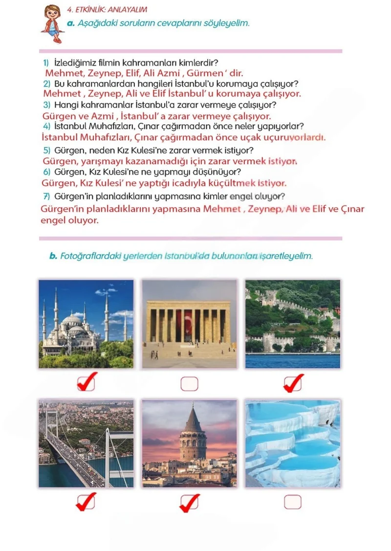 3. Sınıf Türkçe Ders Kitabı Cevapları Gizem Yayınları Sayfa 161 Çözüm Görseli