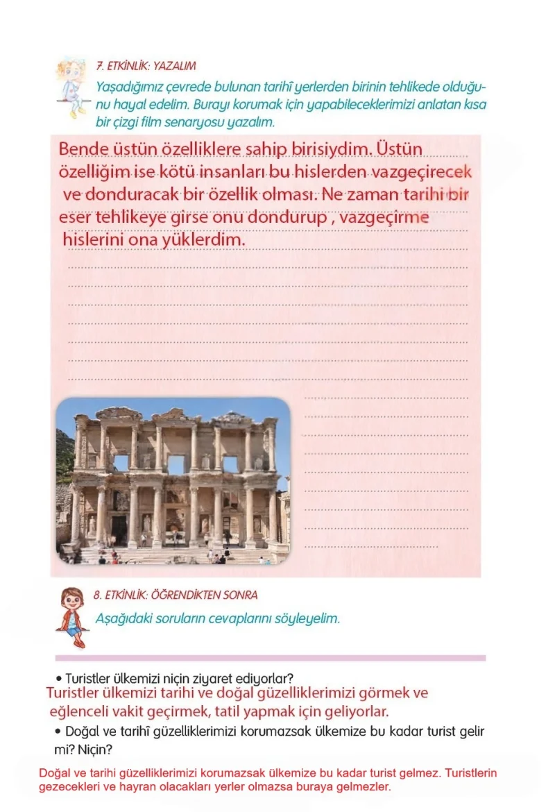 3. Sınıf Türkçe Ders Kitabı Cevapları Gizem Yayınları Sayfa 163 Çözüm Görseli