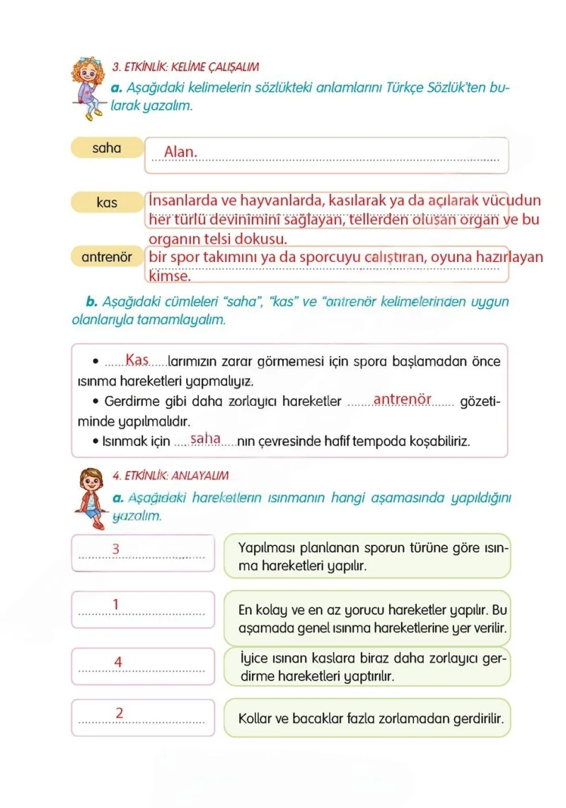 3. Sınıf Türkçe Ders Kitabı Cevapları Gizem Yayınları Sayfa 178 Çözüm Görseli