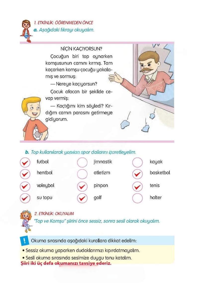 3. Sınıf Türkçe Ders Kitabı Cevapları Gizem Yayınları Sayfa 181 Çözüm Görseli