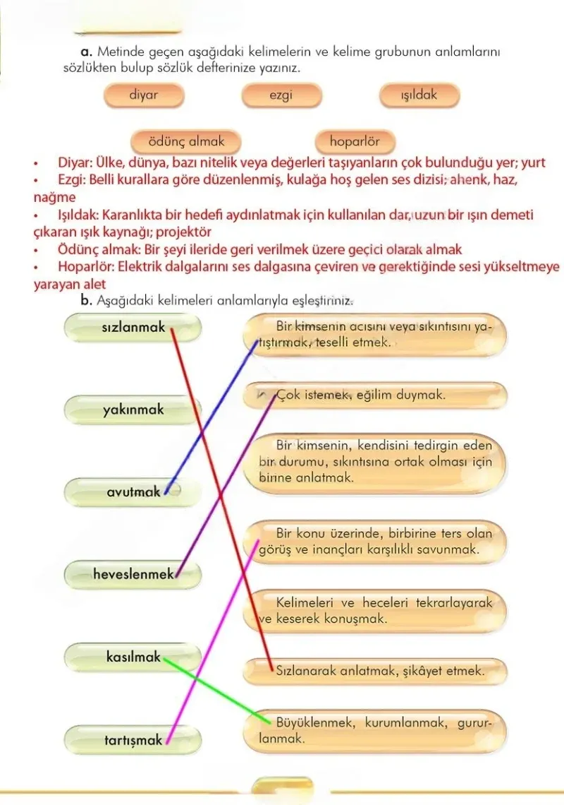 3. Sınıf Türkçe Ders Kitabı Cevapları İlke Yayınları Sayfa 101 Çözüm Görseli