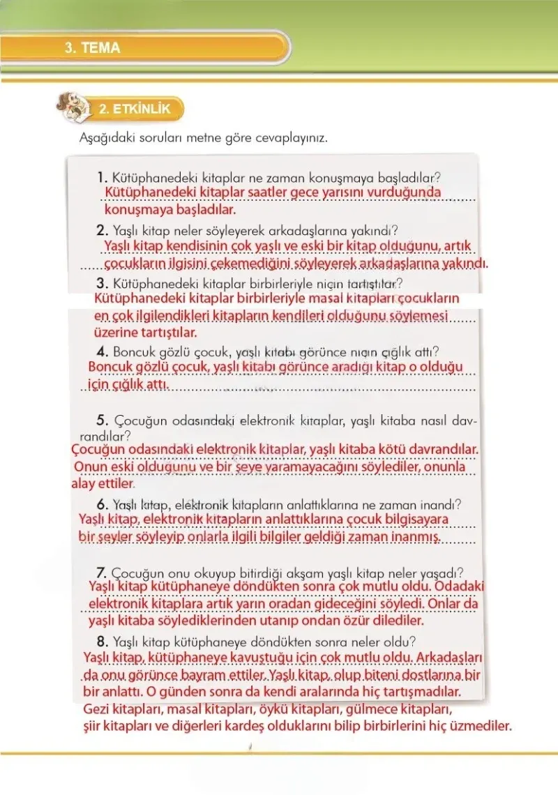 3. Sınıf Türkçe Ders Kitabı Cevapları İlke Yayınları Sayfa 102 Çözüm Görseli