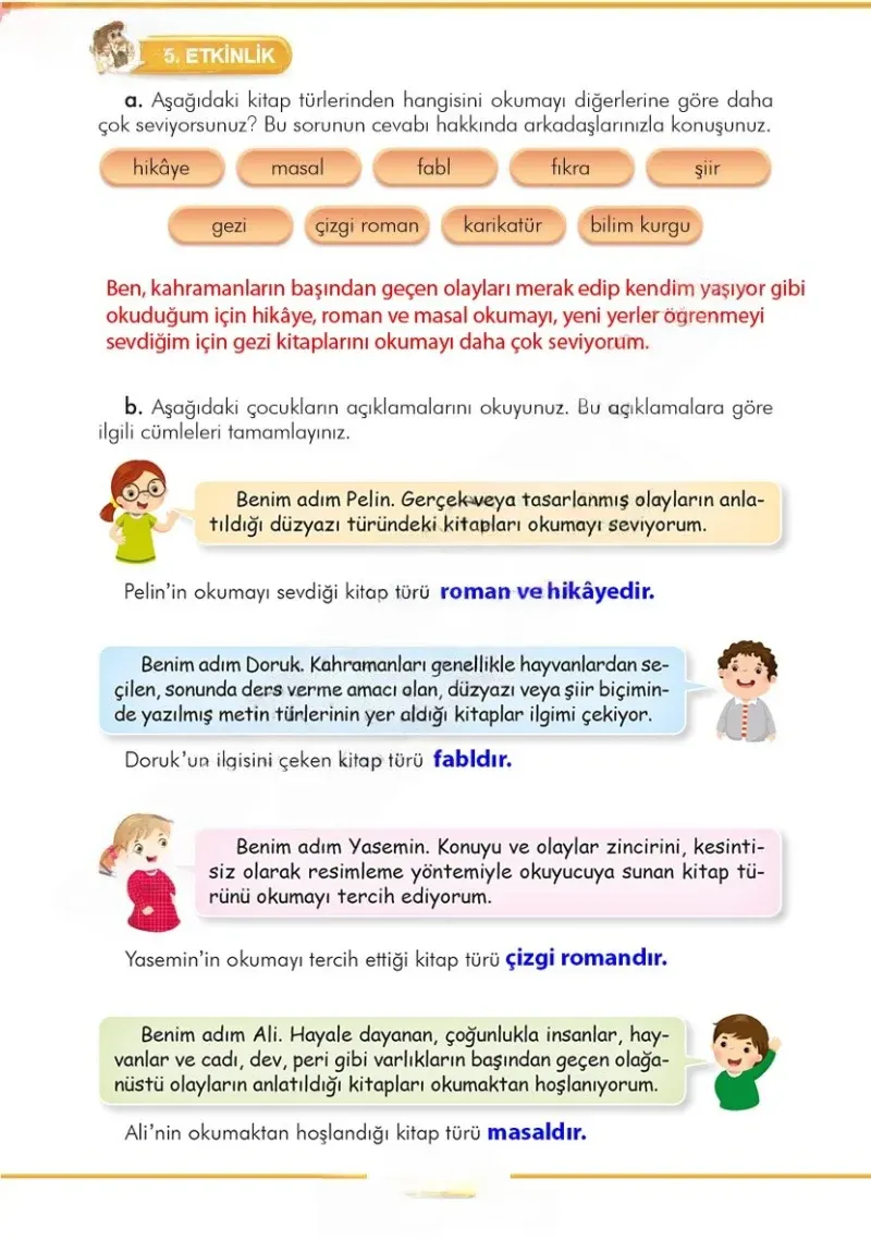 3. Sınıf Türkçe Ders Kitabı Cevapları İlke Yayınları Sayfa 104 Çözüm Görseli
