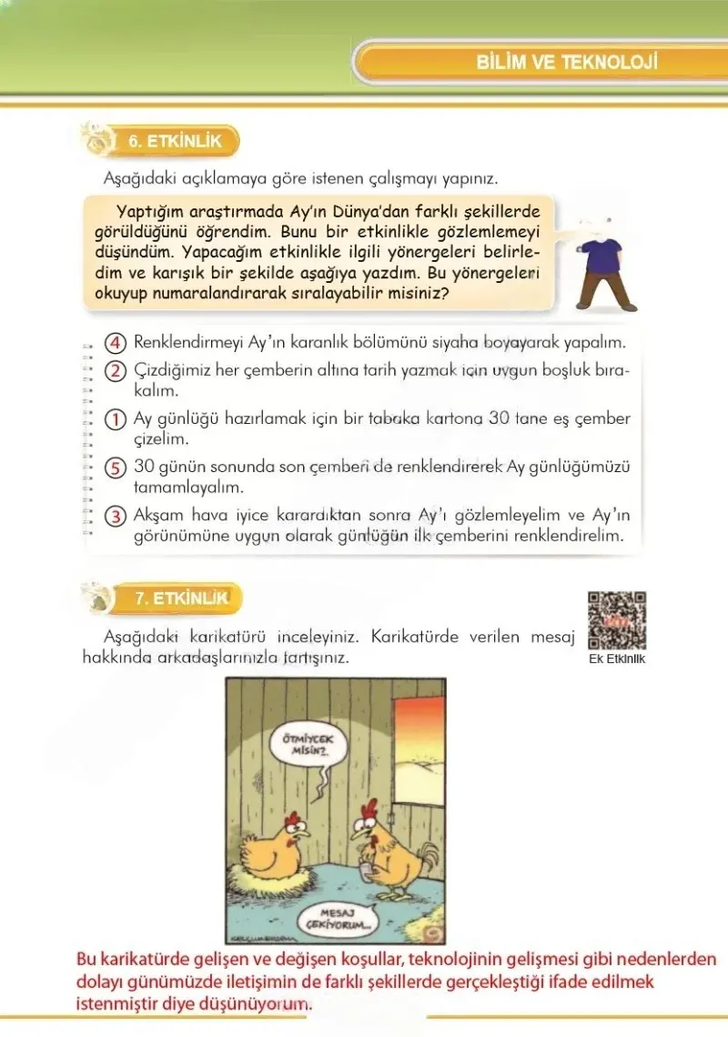 3. Sınıf Türkçe Ders Kitabı Cevapları İlke Yayınları Sayfa 113 Çözüm Görseli