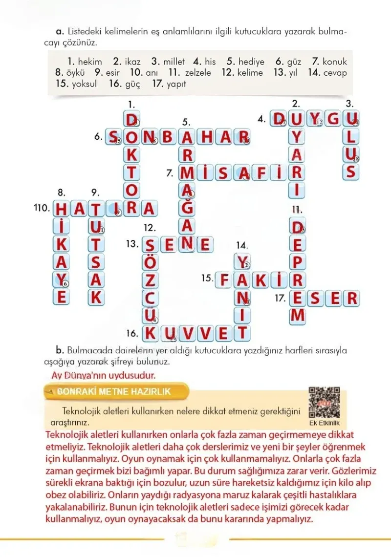 3. Sınıf Türkçe Ders Kitabı Cevapları İlke Yayınları Sayfa 115 Çözüm Görseli