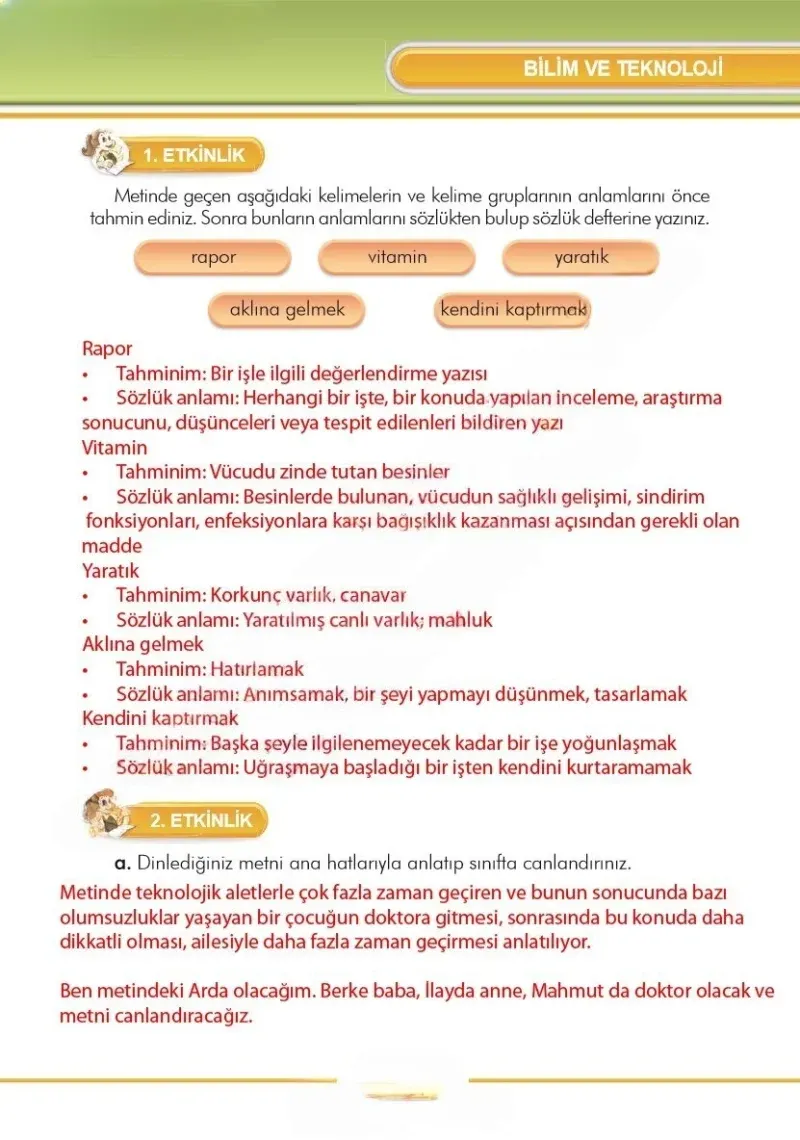 3. Sınıf Türkçe Ders Kitabı Cevapları İlke Yayınları Sayfa 117 Çözüm Görseli