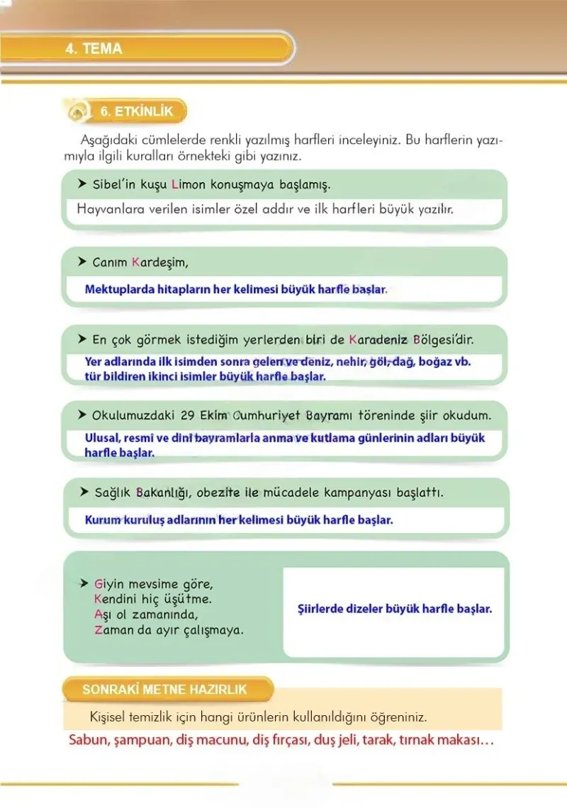 3. Sınıf Türkçe Ders Kitabı Cevapları İlke Yayınları Sayfa 132 Çözüm Görseli