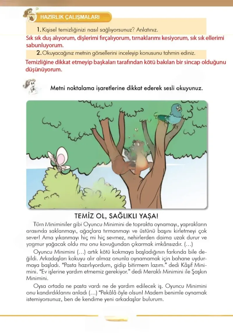 3. Sınıf Türkçe Ders Kitabı Cevapları İlke Yayınları Sayfa 133 Çözüm Görseli