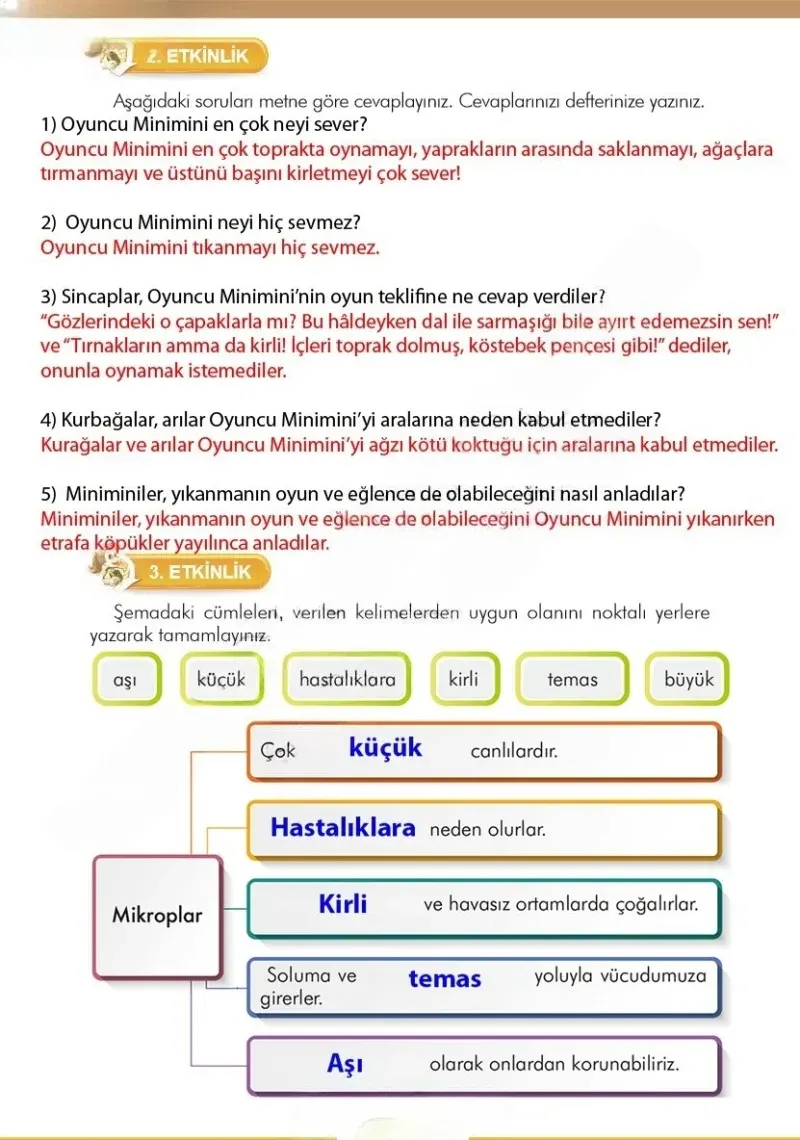 3. Sınıf Türkçe Ders Kitabı Cevapları İlke Yayınları Sayfa 137 Çözüm Görseli